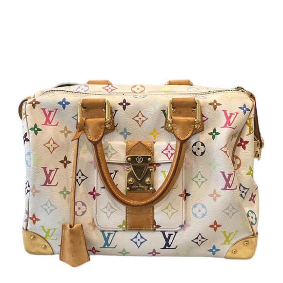 Louis Vuitton Handbags - Louis Vuitton - Monogram Multicolor Speedy 30 White